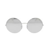 Minimalistisk rund solbrille