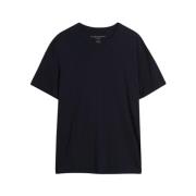 Silk Touch Navy Blue T-Skjorte