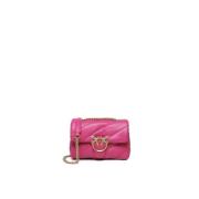 Love Bag Puff i Fuchsia Sheepskin