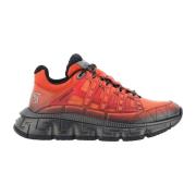 Oransje Sneakers Aw20 Stoff Gummi