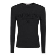 Ull Crew Neck Sweater med Logo