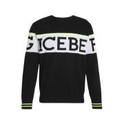 Svart Pull Regular Stil Genser