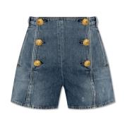 Høyt liv denim shorts