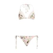 Blomster Heklet Bikini Sett