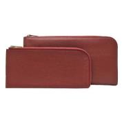 Pre-owned Leather wallets