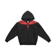 Svart Rød Icon Wings Hoodie