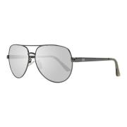 Herre Gunmetal Aviator Solbriller