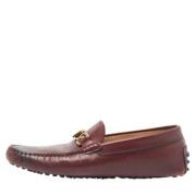 Pre-owned Leather flats