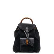 Pre-owned Suede backpacks