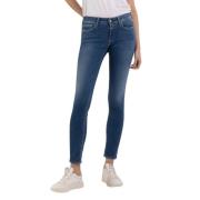 Skinny Jeans med slitte detaljer