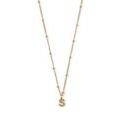 Initial S Satellite Chain Necklace