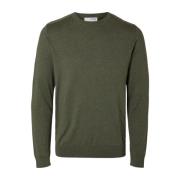 Grønn Berg Crew Neck Genser