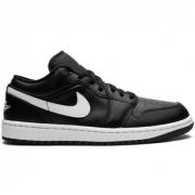 Air Jordan 1 Low Mixte Svarte Sneakers