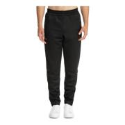 Mid Waist Snøring Sweatpants Plain Logo