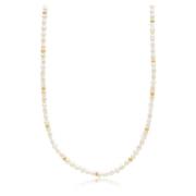 Mens Mini Pearl Choker with Gold Plating