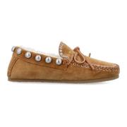 Shearling Loafer Cognac Sko