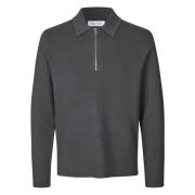 Half Zip Sweater - Volcanic Ash