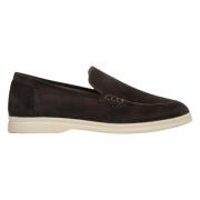 Saddle Brun Semsket Loafers