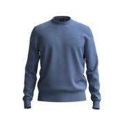 Pastel Blue Crew-Neck Sweater