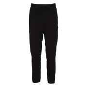 Cargo Sweatpants i Svart Stretch Fleece