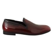 Luksus Lær Loafers Bordeaux