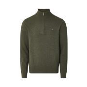 Clay Cotton Half Zip