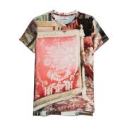 Grafisk Print Crew Neck T-skjorte