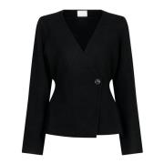 Louise Strikk Cardigan - Svart