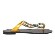 Multifarget Krystall Sandaler Flip Flops