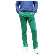 Slim Fit Fløyel Bomull Chino Bukser