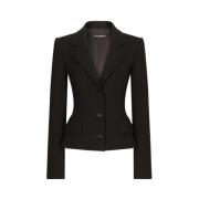 Klassisk Ullblanding Blazer