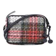 Coquelicot Rutete Mesh Crossbody Veske