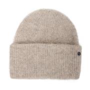 Lys Sand Rib Beanie Tilbehør