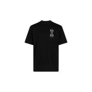 Argyle Logo Print Svart Tee