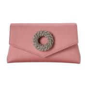 Elegant Juvel Clutch i Lys Rosa