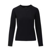 Sort Turtleneck Genser Bailey Crewneck