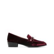 Velur Slip-On Ballerina Sko