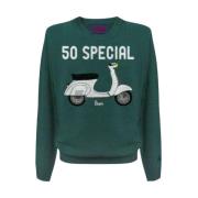 Grønn Vespa 50 Special Jacquard Genser