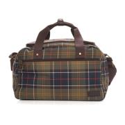 Tekstil Tartan Bag med Glidelås