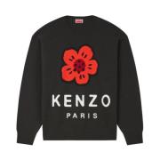 Blomsterbrodert Sweatshirt