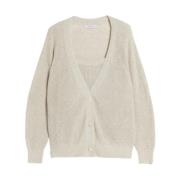 Beige Bomull Lin Twinset Sweaters