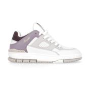 Lilla Skinn Dame Sneakers