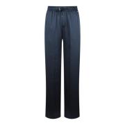 Satin Wide Leg Trousers