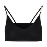 Svart Bandeau Pralu Top