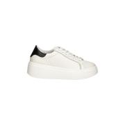 Retro Platform Sneakers Kontrastfarge