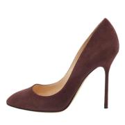 Pre-owned Suede heels