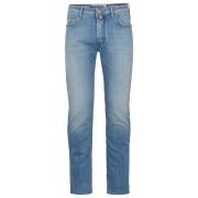 Slim Fit Denim Bard Jeans