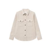 Bouclé Overshirt med resirkulerte fibre