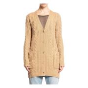 Kamelull Kabelstrikket Cardigan