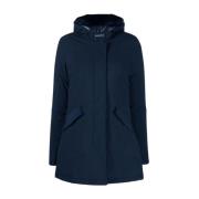 Arctic Parka i Melton Blue